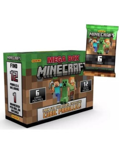 Mega Caja de Cartas Coleccionables Panini Minecraft 2024 2