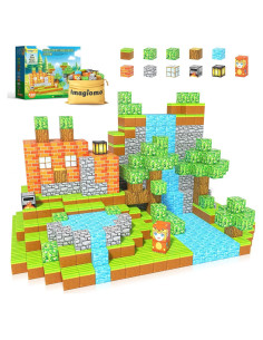 Bloques Magnéticos Imagiomo 100pcs Aventura Zorro 3-12 años