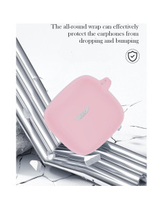 Funda Protectora Silicona BOVUGAC para JBL Tune FLEX Rosa 2