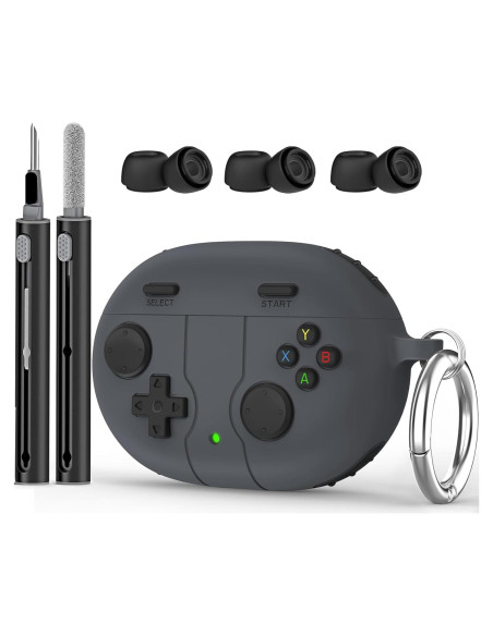 Funda de Silicona para Beats Studio Buds Plus - Gris Oscuro