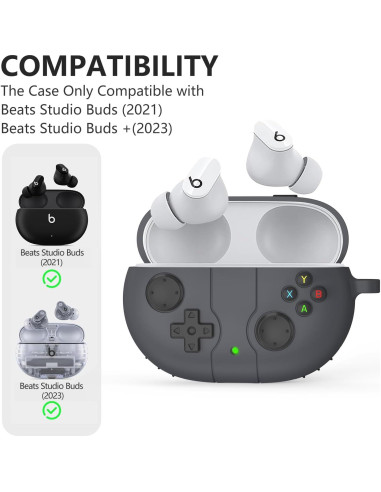 Funda de Silicona para Beats Studio Buds Plus - Gris Oscuro