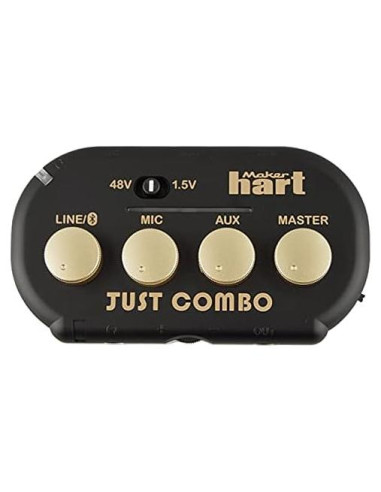 Mezclador de Audio Mini Maker Hart Just Combo 3 Canales