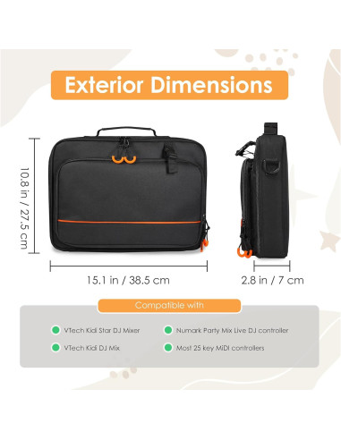 Bolsa para Mezclador DJ ZDT Compatible con VTech Kidi Star