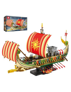 Conjunto de Construcción Barco Pirata Reobrix 66102 2982 Piezas