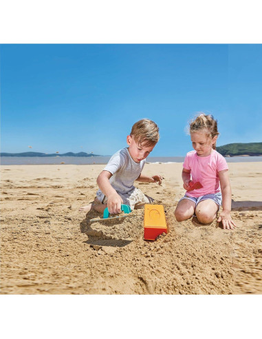 Set de Juguetes de Playa Hape Maestro Albañil - 3 Piezas