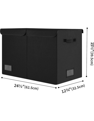 Cofre de Juguetes Plegable GRANNY SAYS 62x32x39 cm Negro