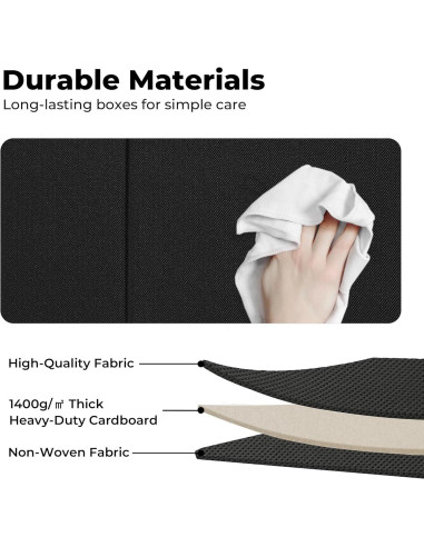 Cofre de Juguetes Plegable GRANNY SAYS 62x32x39 cm Negro