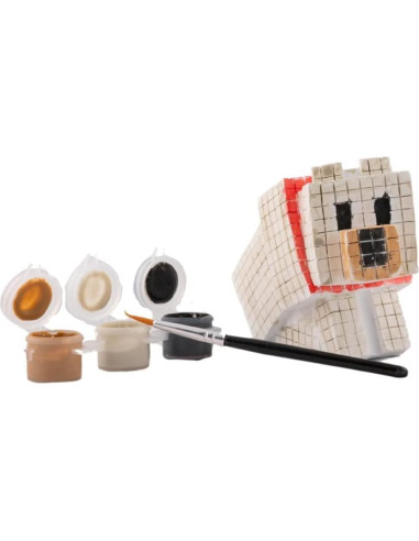 Set de Pintura DIY Minecraft - Figuras Creeper y Lobo
