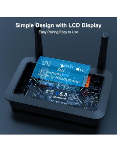 Transmisor Receptor Bluetooth 1Mii B03+ para TV y Estéreo 2