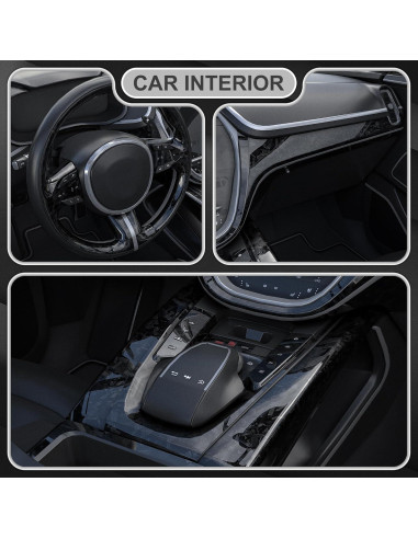 Envoltura de Vinilo Lypumso 0.3m x 1.5m Carbono Forjado