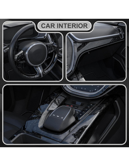 Envoltura de Vinilo Lypumso 0.3m x 1.5m Carbono Forjado