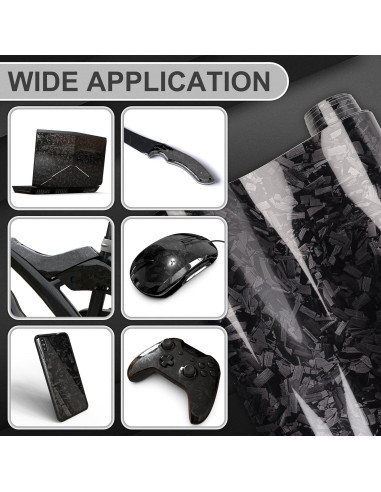 Envoltura de Vinilo Lypumso 0.3m x 1.5m Carbono Forjado