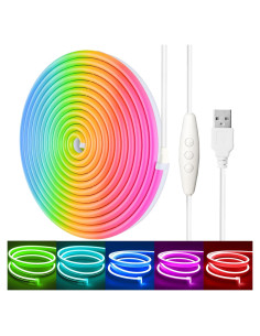 Tira de luz neón RGB 1m XINGZHI con control táctil