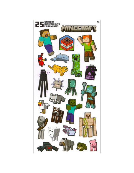 Set de Pintura DIY Minecraft - Incluye 2 Figuras y 6 Pinturas