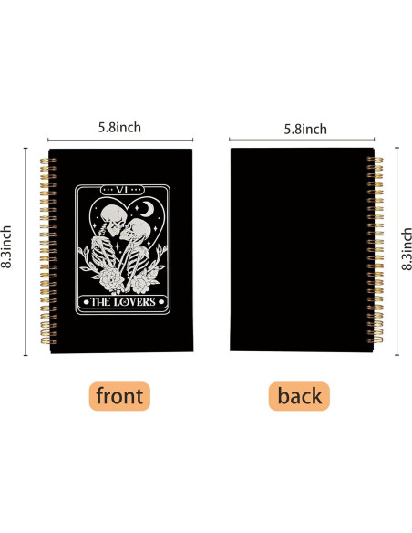 Cuaderno Espiral Ecezatik Gótico 21x14 cm Páginas Reguladas