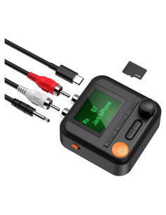 Transmisor Receptor Bluetooth 5.2 JXTZ, Adaptador Audio HiFi