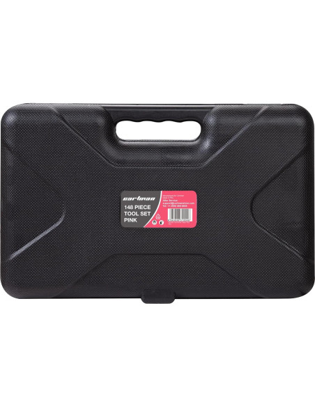 Juego de Herramientas Cartman 148 Piezas con Caja Rosa