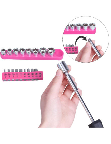 Juego de Herramientas Cartman 148 Piezas con Caja Rosa