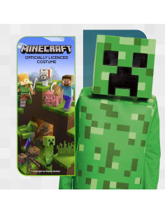 Disfraz Creeper Minecraft Disguise para Niños 4-6 Años 2