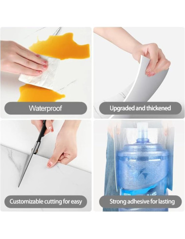 Azulejos Autoadhesivos NAEIRON Melón Blanco 30.48x30.48cm