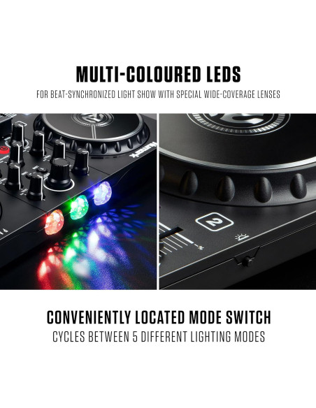 Controlador DJ Numark Party Mix II + Auriculares HF175