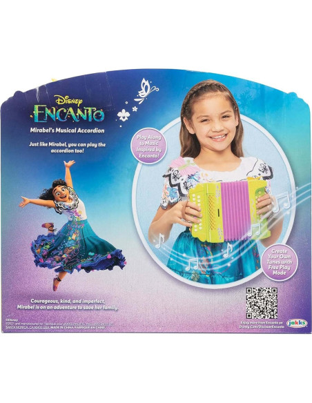 Acordeón Musical de Mirabel Disney Encanto - 25.4x8.9x20.3cm