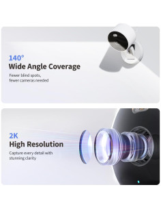 Cámara de Seguridad Aqara G100 2K Wi-Fi 6 Interior/Exterior 2