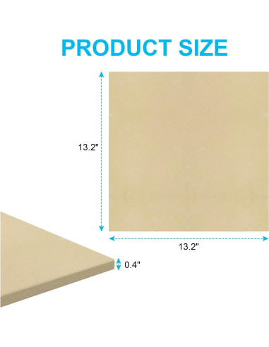 Piedra para Pizza Cuadrada Ooni Karu 12 33.5x33.5 cm Cordierita