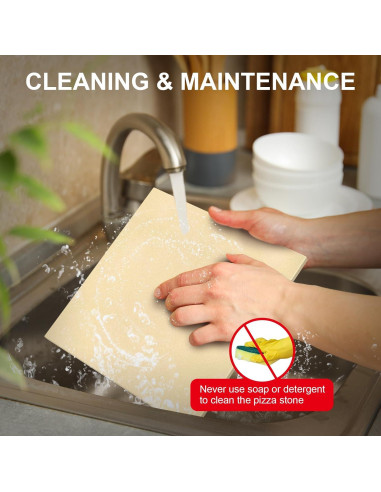 Piedra para Pizza Cuadrada Ooni Karu 12 33.5x33.5 cm Cordierita