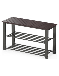 Banco de Almacenamiento para Zapatos Simple Houseware 2 Niveles