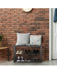 Banco de Almacenamiento para Zapatos Simple Houseware 2 Niveles 2