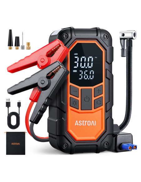 Arrancador de Batería AstroAI S8 Air Nano 1500A con Compresor