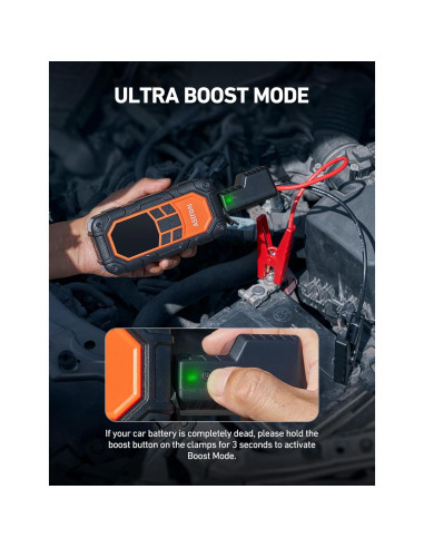 Arrancador de Batería AstroAI S8 Air Nano 1500A con Compresor