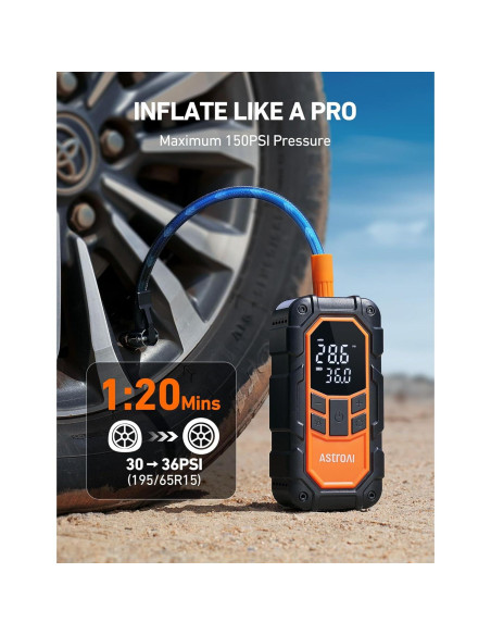 Arrancador de Batería AstroAI S8 Air Nano 1500A con Compresor