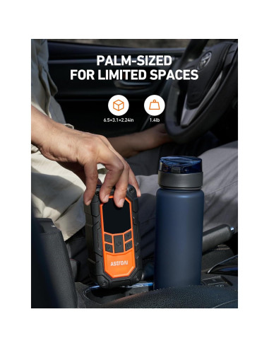 Arrancador de Batería AstroAI S8 Air Nano 1500A con Compresor