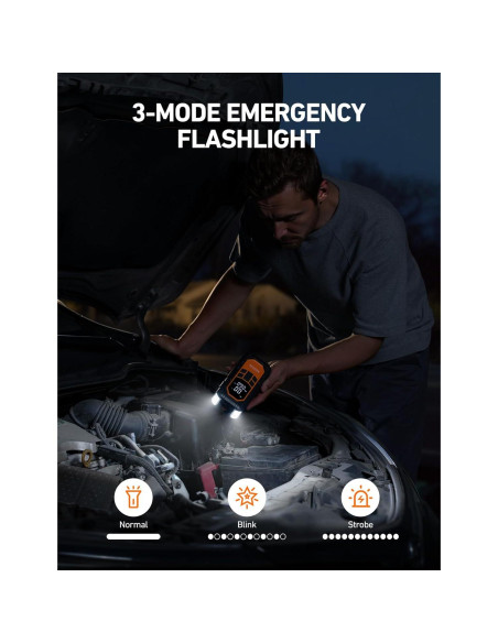 Arrancador de Batería AstroAI S8 Air Nano 1500A con Compresor