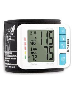 Monitor de Presión Arterial Homedics BPW-800BT-WT Inalámbrico