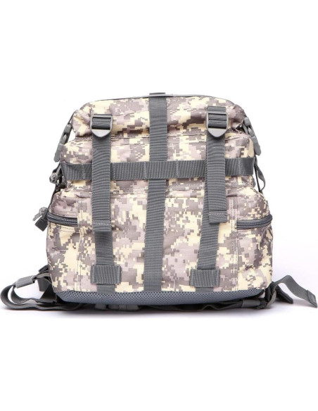 Mochila Táctica Militar THURAM 45L Impermeable Nylon Acu
