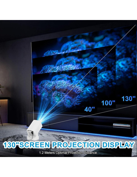 Proyector Mini SkillDance 4K WiFi 6 Bluetooth 5.4 Portátil