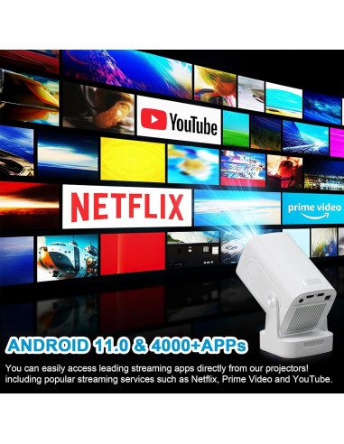 Proyector Mini SkillDance 4K WiFi 6 Bluetooth 5.4 Portátil