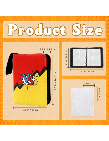 Álbum de Cartas de Cómic Piefectpie Lo-Binder-Comic 400 Bolsillos