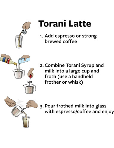 Paquete de 4 jarabes Torani sin azúcar 750 ml - Caramelo, Vainilla
