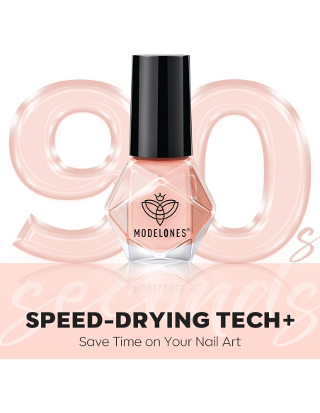 Set de Esmalte de Uñas Jelly Modelones 6 Colores Secado Rápido