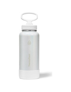 Botella de Agua Aislada ThermoFlask 32 oz Acero Inoxidable Blanco