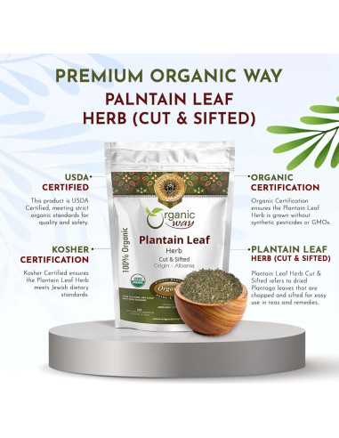 Hoja de Plátano Orgánica Cortada 113 g - Organic Way