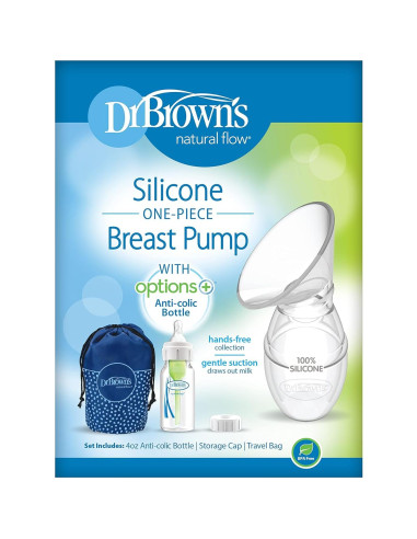 Extractor de Leche Materna Dr. Brown's Silicona 100% Manos Libres