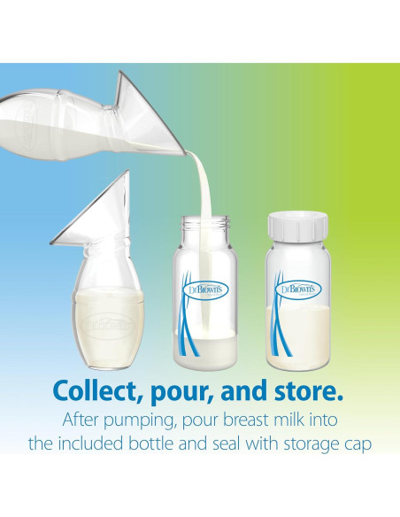 Extractor de Leche Materna Dr. Brown's Silicona 100% Manos Libres