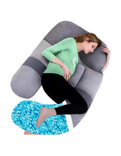 Almohada Corporal de Embarazo AS AWESLING 152 cm Espuma Memoria