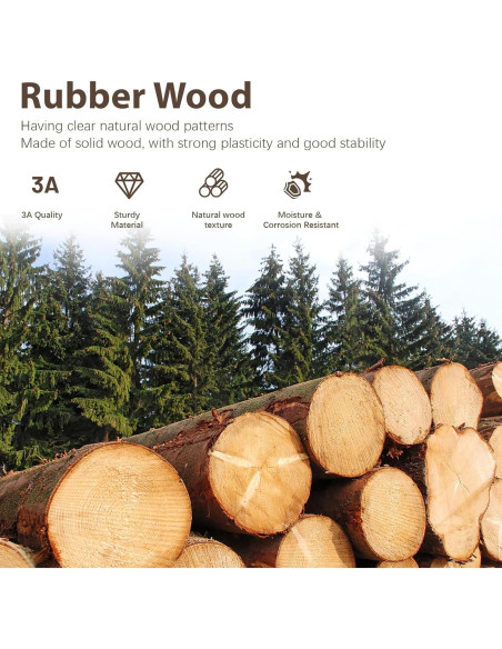 Perchero Independiente Taitiy de Madera Nogal con 5 Ganchos