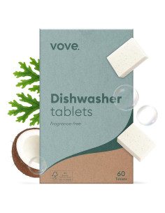 Blocs de Lavavajillas Ecológicos Vove - 60 Tabletas Ultra-Concentradas